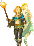 Official Artwork of Princess Zelda from The Legend of Zelda: Tears of the Kingdom