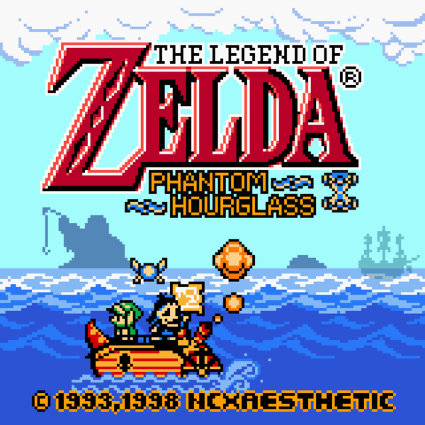The Legend of Zelda: Phantom Hourglass Title Screen