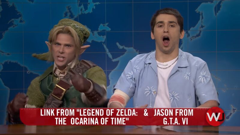 Link Takes on GTA 6’s Jason in SNL’s Weekend Update