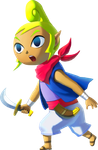 Official Artwork of Tetra from The Legend of Zelda: The Wind Waker HD