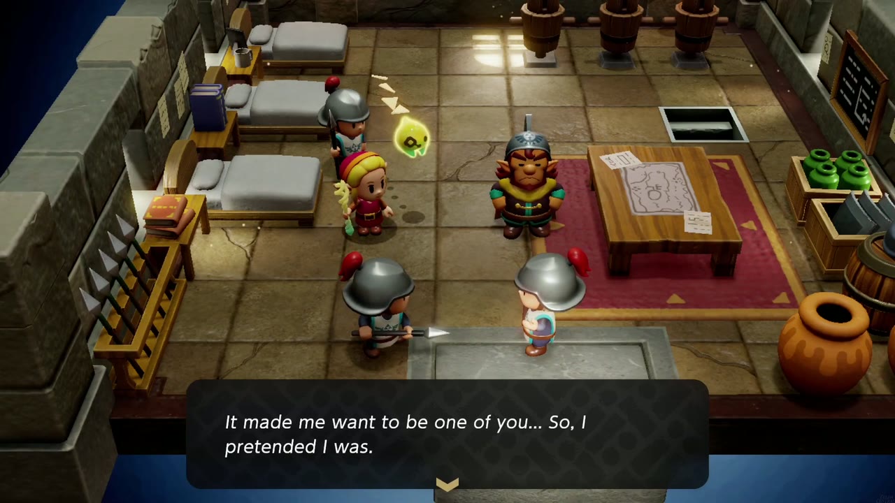 One Soldier Too Many - The Legend of Zelda: Echoes of Wisdom Walkthrough 23 The impostor Capnut admits he wanted to be a soldier, so he pretended he was one.