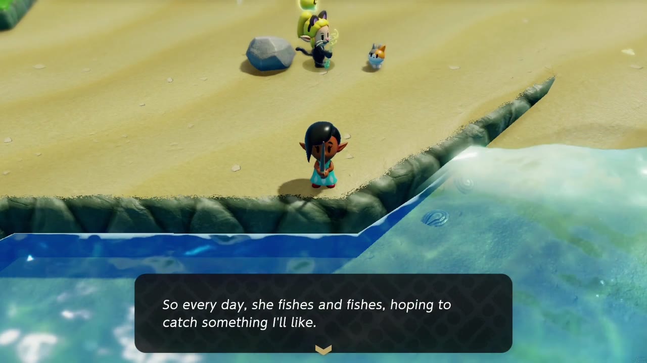 A Treat for My Person: in Cat Clothes, Zelda hears the beach cat talk about its fisher owner. A Treat for My Person: in Cat Clothes, Zelda hears the beach cat talk about its fisher owner.