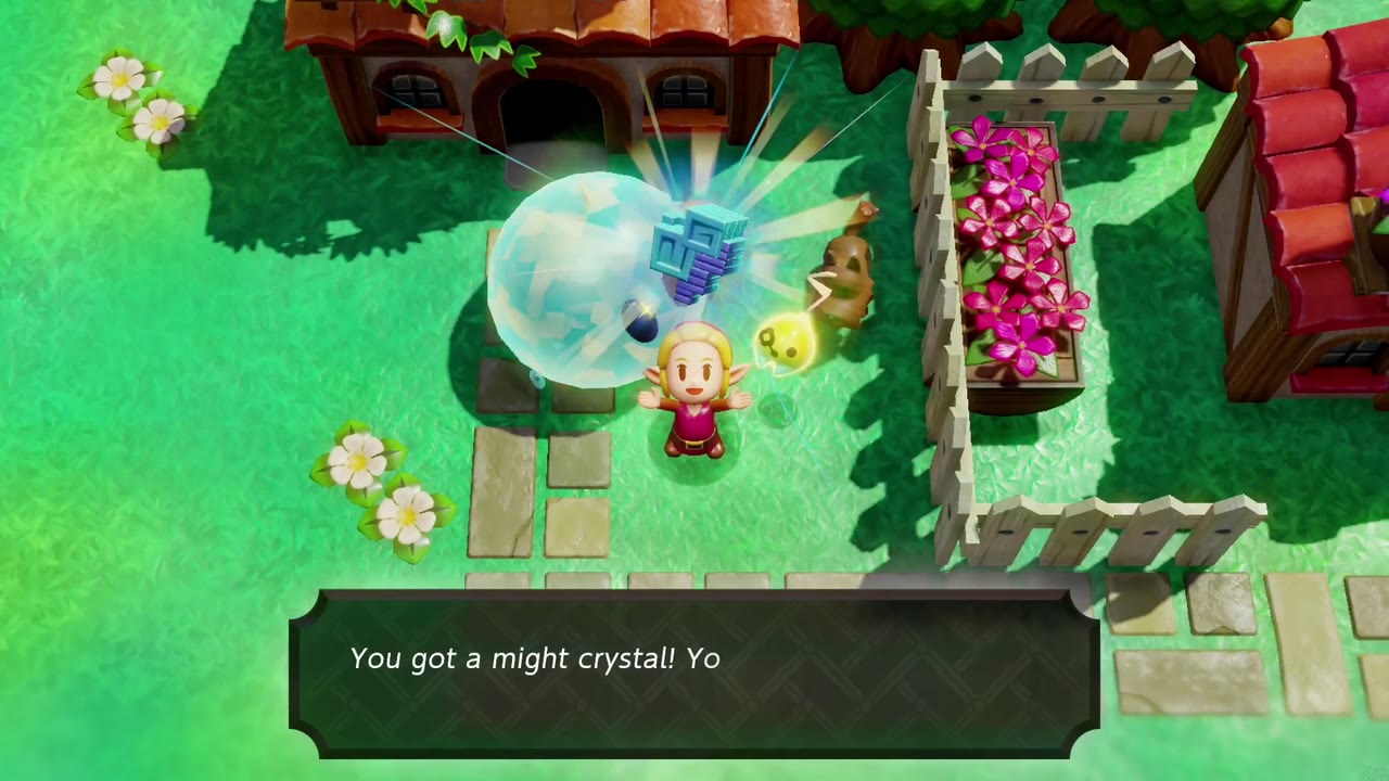 Hyrule Castle: Still Missing - The Legend of Zelda: Echoes of Wisdom Walkthrough 150 Beside a giant Hydrozol, Zelda holds up the Might Crystal the Zol-loving child gives for A Curious Child.