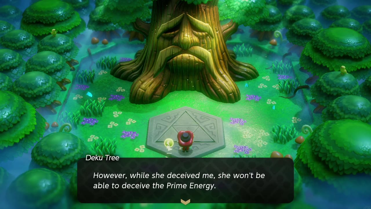 The Eternal Forest - The Legend of Zelda: Echoes of Wisdom Walkthrough 49 The Deku Tree tells Zelda an echo of her fooled him but will not be able to deceive the Prime Energy.
