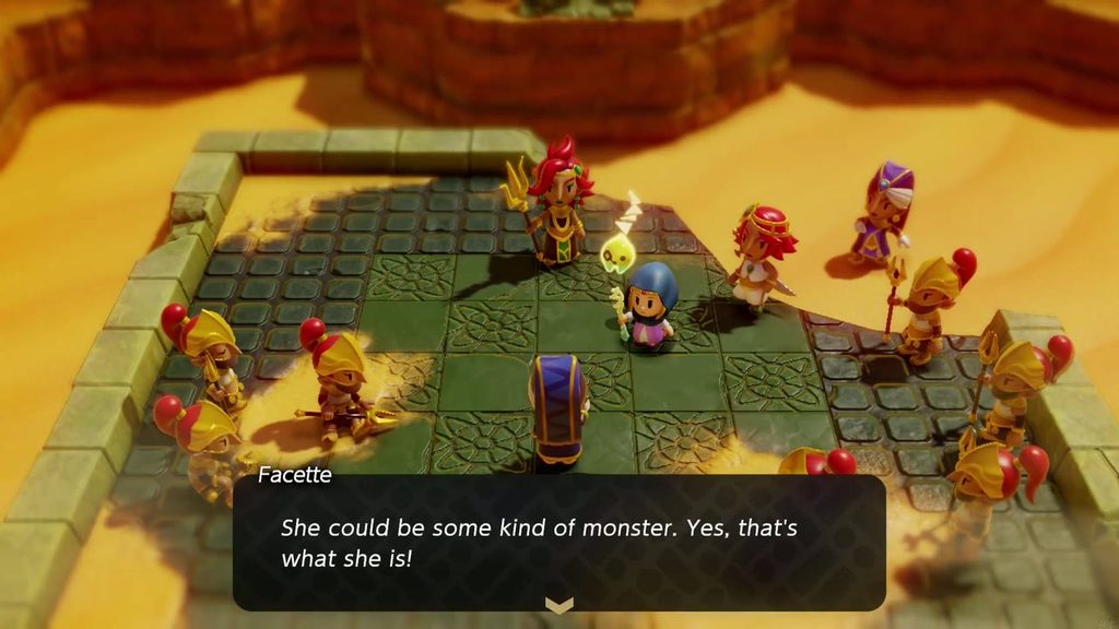 A Rift in the Gerudo Desert - The Legend of Zelda: Echoes of Wisdom Walkthrough 90 The fake Facette accuses Zelda of being the impostor