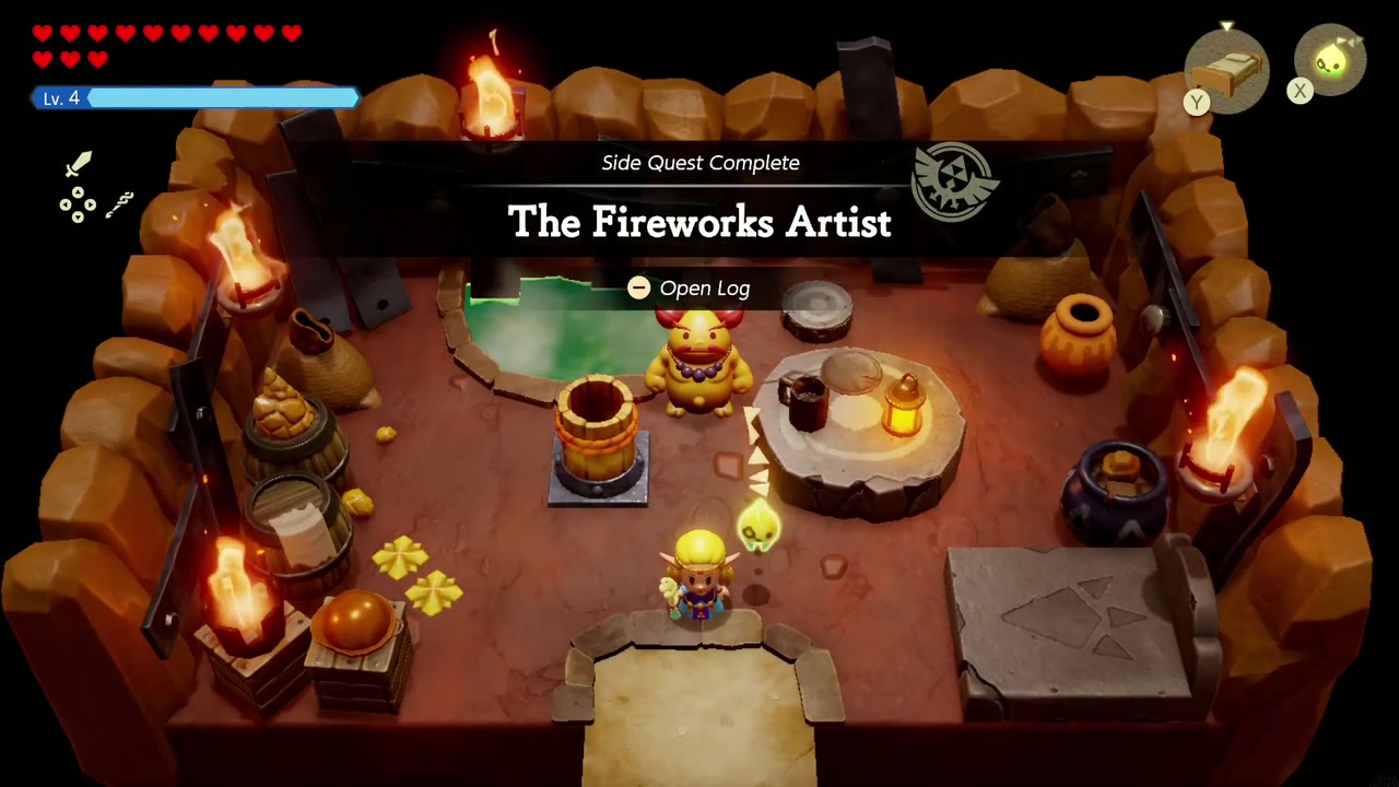The Fireworks Artist complete banner in Basa's house, Goron City. The Fireworks Artist complete banner in Basa's house, Goron City.