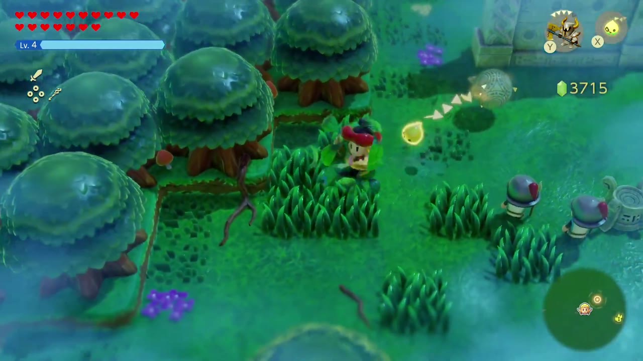 The Eternal Forest - The Legend of Zelda: Echoes of Wisdom Walkthrough 26 Zelda follows the drifting Ancient Orb through the grass near the soldiers' clearing.