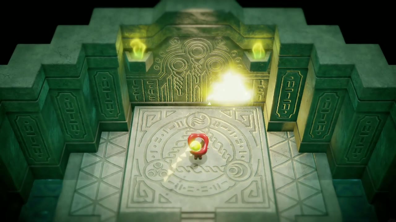 The Eternal Forest - The Legend of Zelda: Echoes of Wisdom Walkthrough 54 Zelda walks up to the glowing rift left behind in the Ancient Ruins shrine.