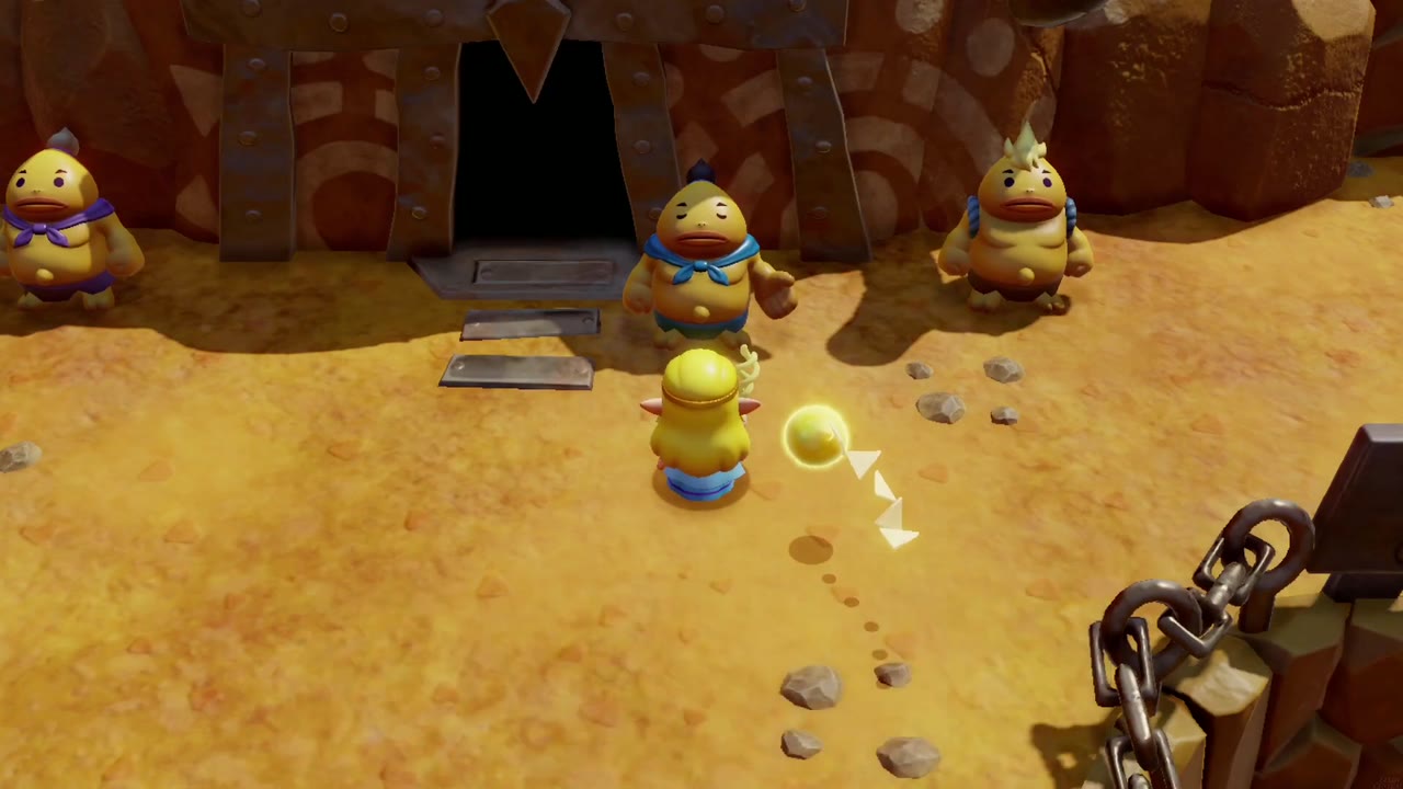 Ready? Set? Goron! - The Legend of Zelda: Echoes of Wisdom Walkthrough 15 The Goron admits he lost fair and square and wants Zelda to have a prize.