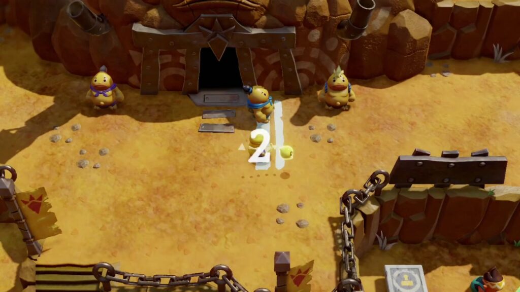 The Rift on Eldin Volcano - The Legend of Zelda: Echoes of Wisdom Walkthrough 96 Countdown at the Goron City gate as the Ready? Set? Goron! race against a Goron begins.