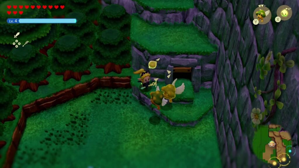 Hebra Mountain: A Rift on Holy Mount Lanayru - The Legend of Zelda: Echoes of Wisdom Walkthrough 7 The rubble is gone and the Hebra Mountain Passage entrance stands open in the cliff.