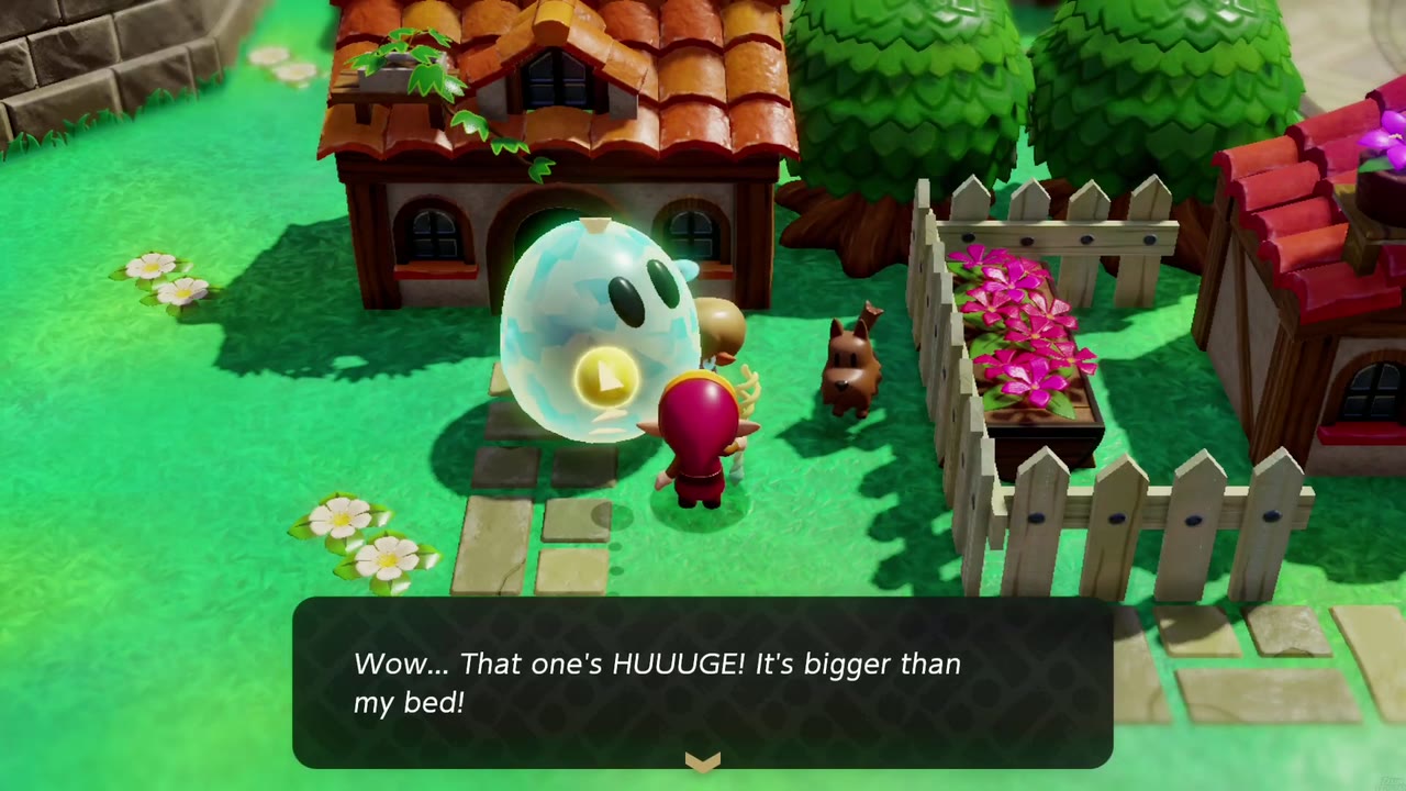 A giant Hydrozol towers over the curious child, who says it's bigger than his bed. A giant Hydrozol towers over the curious child, who says it's bigger than his bed.