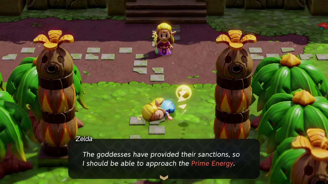 The Eternal Forest - The Legend of Zelda: Echoes of Wisdom Walkthrough 6 The impostor Zelda stands over the collapsed real Zelda, saying the sanctions let her approach the Prime Energy.