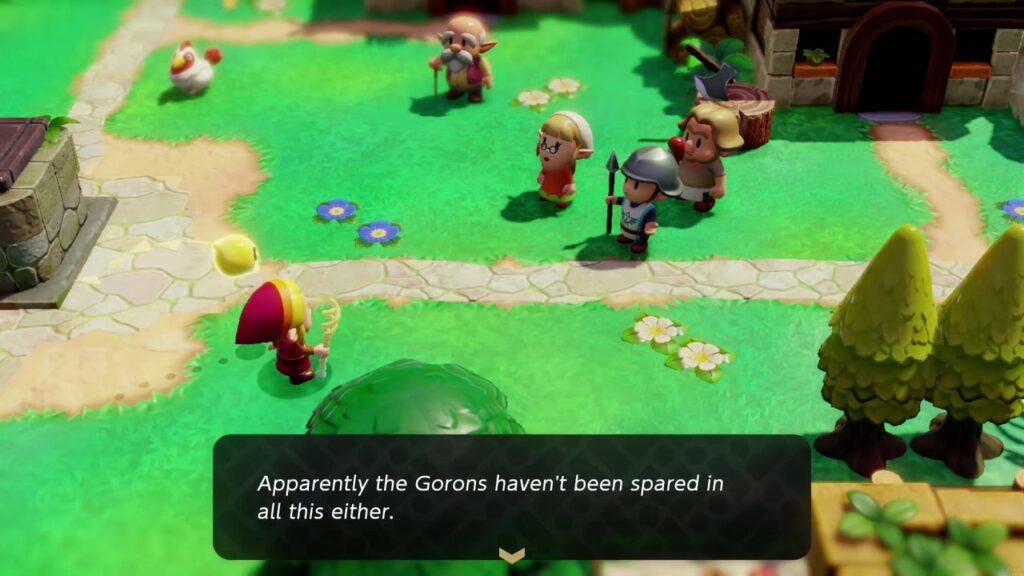 The Rift on Eldin Volcano - The Legend of Zelda: Echoes of Wisdom Walkthrough 7 A soldier in Kakariko Village says the Gorons haven't been spared from the rifts either.