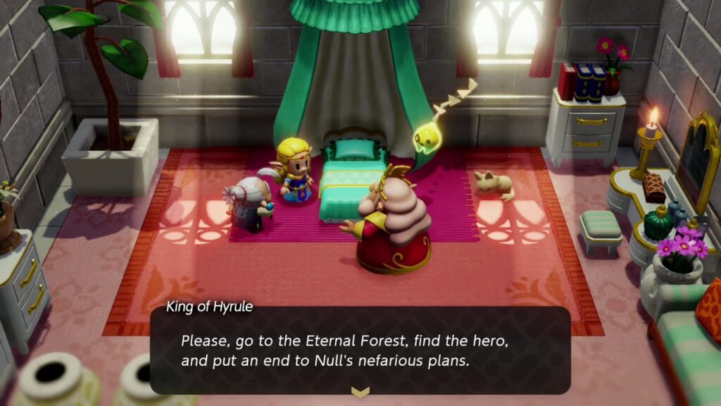 Faron Temple Dungeon - The Legend of Zelda: Echoes of Wisdom Walkthrough 87 The King of Hyrule asks Zelda to go to the Eternal Forest, find the hero and stop Null.