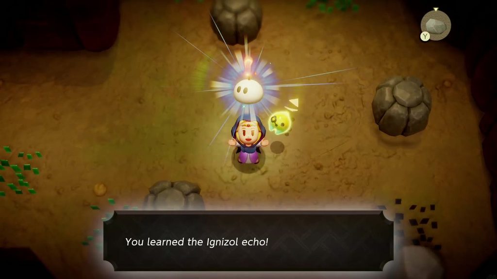 The Mysterious Rifts in Suthorn Forest - The Legend of Zelda: Echoes of Wisdom Walkthrough 42 Zelda learns the Ignizol echo in the red-rock cave in Suthorn Forest