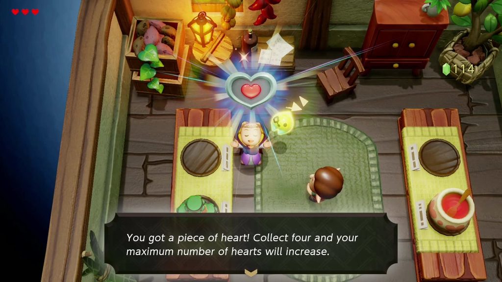 The Mysterious Rifts in Suthorn Forest - The Legend of Zelda: Echoes of Wisdom Walkthrough 39 Zelda holds up the Piece of Heart bought for 80 rupees at the Suthorn Shop