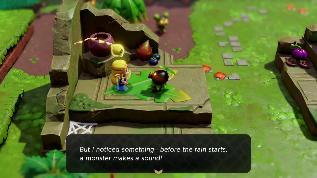 The researcher scrub on his Scrubton ledge says a monster makes a sound before the rain starts. The researcher scrub on his Scrubton ledge says a monster makes a sound before the rain starts.