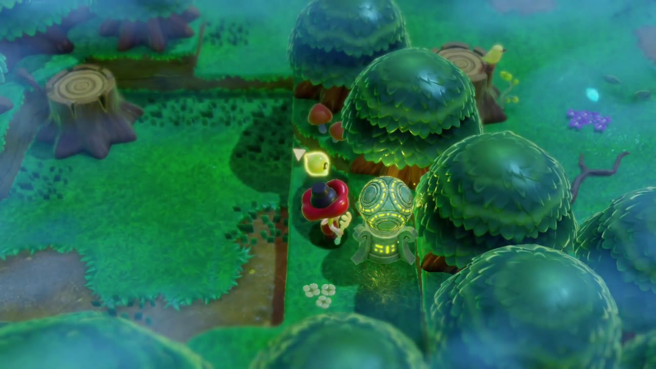 The Eternal Forest - The Legend of Zelda: Echoes of Wisdom Walkthrough 40 Zelda summons an Ancient Orb onto the sixth pedestal, completing the set.