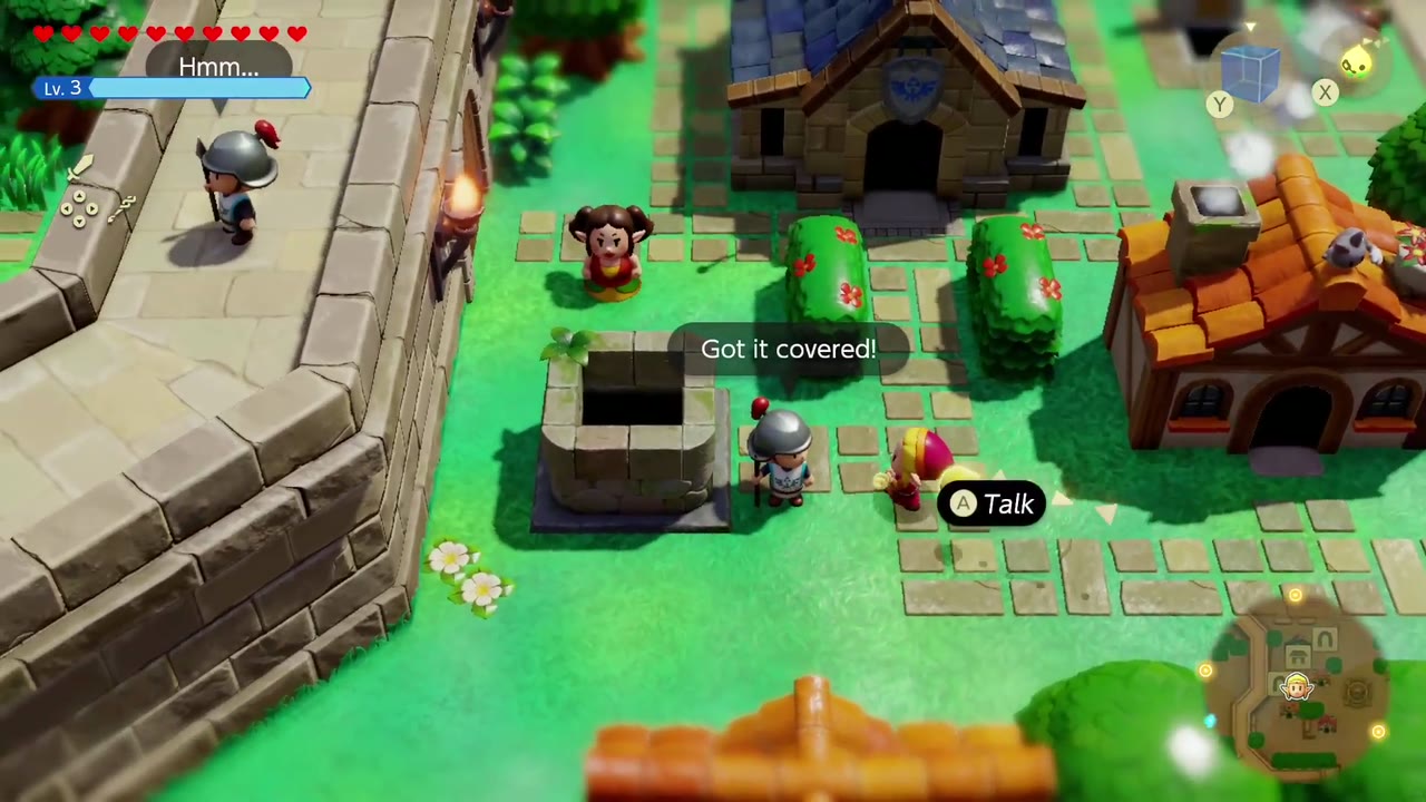 One Soldier Too Many - The Legend of Zelda: Echoes of Wisdom Walkthrough 9 A soldier standing beside the Castle Town well calls out Got it covered! as Zelda walks up.