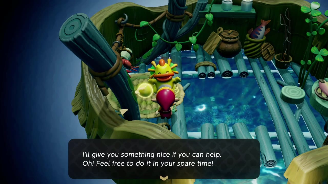 Die Mutter verspricht Zelda etwas Schönes, wenn sie ihr hilft, und sagt ihr, sie solle es in ihrer Freizeit tun. Die Mutter verspricht Zelda etwas Schönes, wenn sie ihr hilft, und sagt ihr, sie solle es in ihrer Freizeit tun.