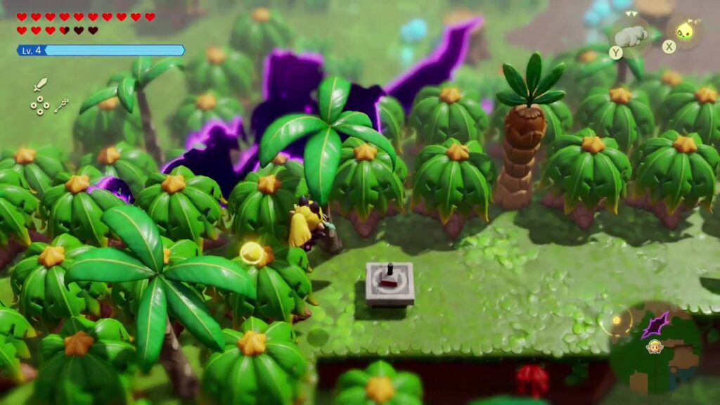 A Rift in the Faron Wetlands - The Legend of Zelda: Echoes of Wisdom Walkthrough 74 Second Faron Stamp Stand on a grassy ledge below the rift, just north of the Might Crystal clearing.