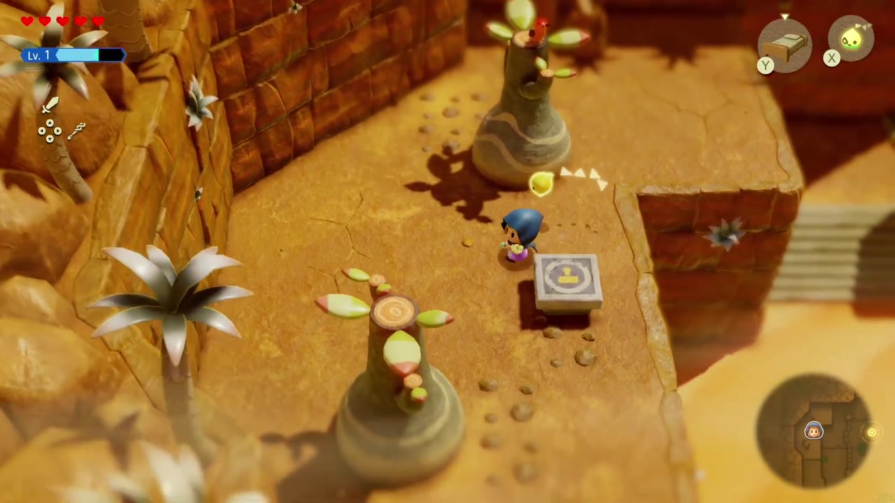 A Rift in the Gerudo Desert - The Legend of Zelda: Echoes of Wisdom Walkthrough 138 The third Gerudo Desert stamp stand on the cracked red-rock ledges just outside Gerudo Town.