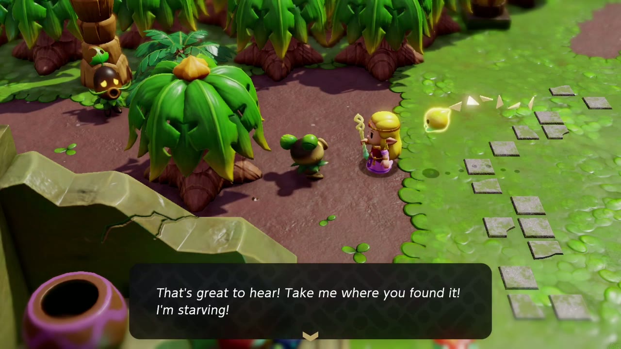 Back in Scrubton the scrub says "Take me where you found it! I'm starving!" Back in Scrubton the scrub says "Take me where you found it! I'm starving!"