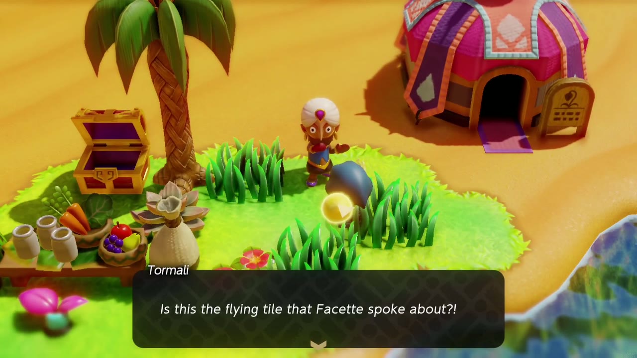 Tormali: "Is this the flying tile that Facette spoke about?!" Tormali: "Is this the flying tile that Facette spoke about?!"