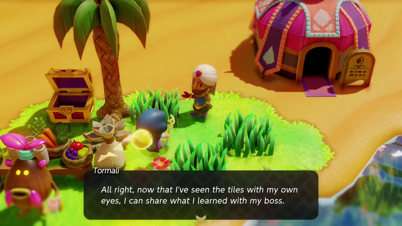 Tormali says that now she's seen the tiles with her own eyes, she can share what she learned with her boss. Tormali says that now she's seen the tiles with her own eyes, she can share what she learned with her boss.