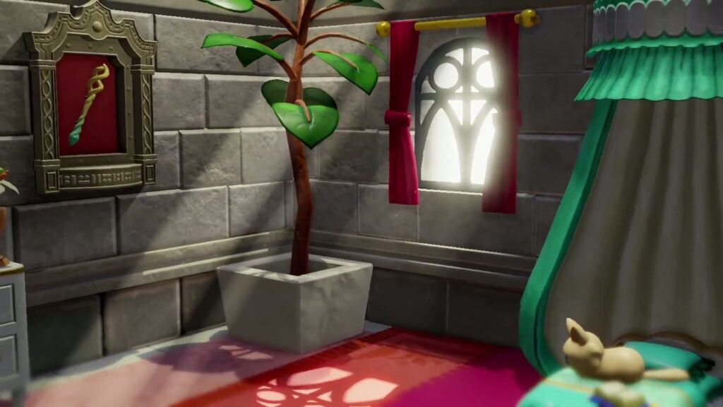 Null's Body: Final Dungeon - The Legend of Zelda: Echoes of Wisdom Walkthrough 63 After the credits, the Tri Rod hangs in a frame on the wall of Zelda's room in Hyrule Castle.
