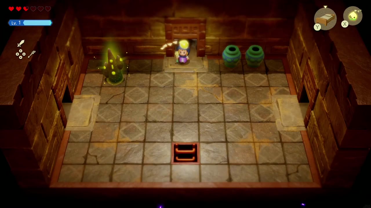 Gerudo Sanctum Dungeon - The Legend of Zelda: Echoes of Wisdom Walkthrough 30 Zelda unlocks the rear door of the Gerudo Sanctum Waypoint room with the small key.