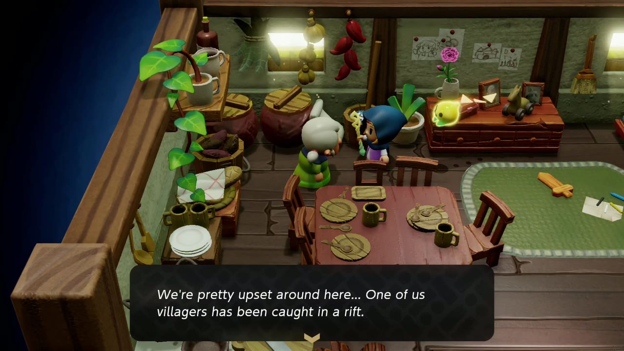 The Mysterious Rifts in Suthorn Forest - The Legend of Zelda: Echoes of Wisdom Walkthrough 11 A Suthorn villager tells Zelda that one of the villagers has been caught in a rift