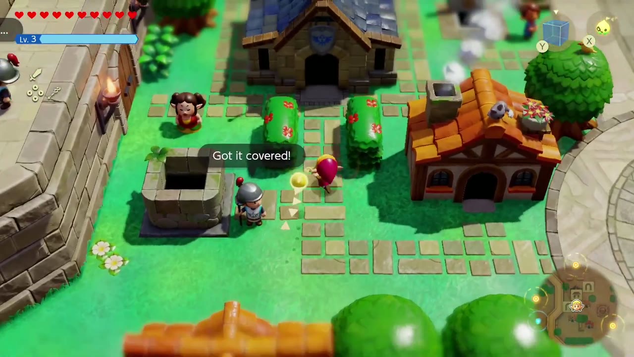 One Soldier Too Many - The Legend of Zelda: Echoes of Wisdom Walkthrough 18 Zelda stands beside the well soldier, whose lance is a broken shaft without a spearhead.