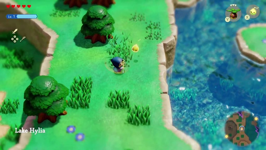 Zelda reaches the Lake Hylia area as the wider world of Hyrule opens up