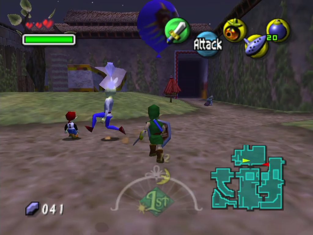 Link's sword strike knocks Sakon off his feet and recovers the Old Lady's bag. Link's sword strike knocks Sakon off his feet and recovers the Old Lady's bag.