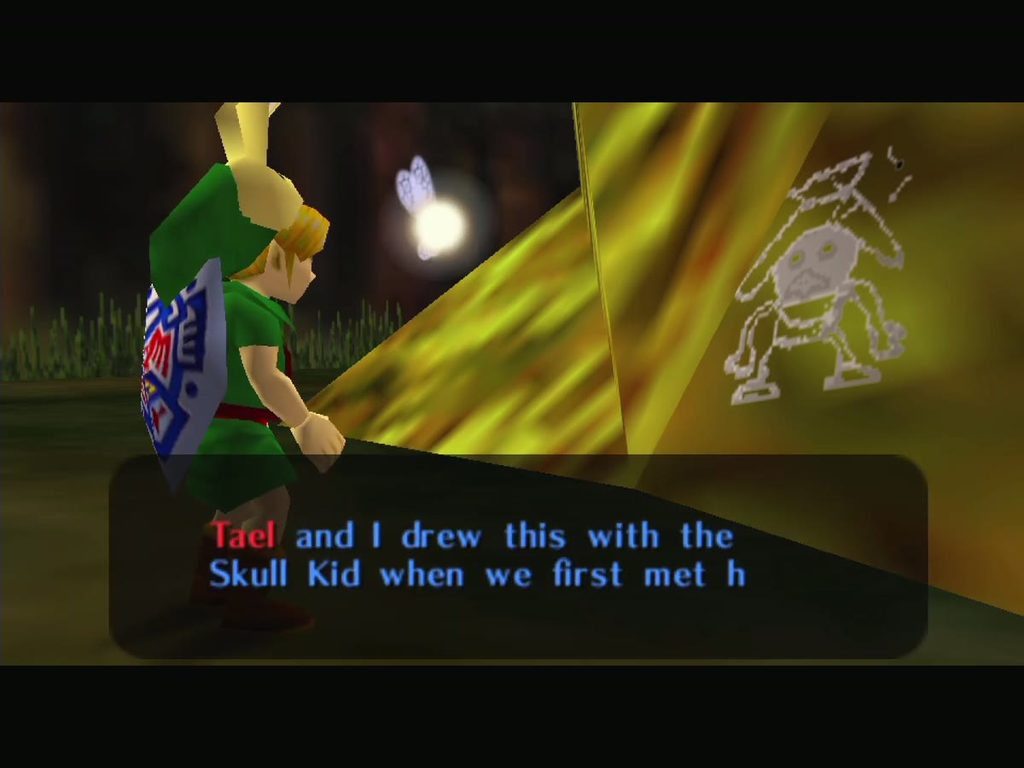 Tatl tells Link how she and Tael first met Skull Kid.