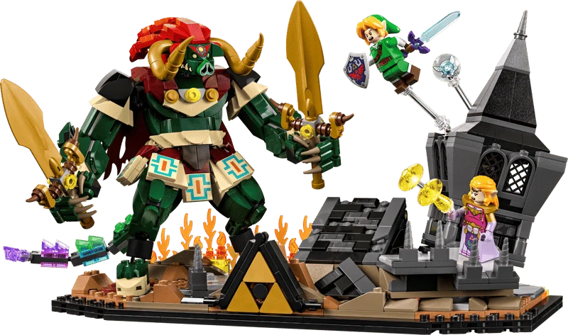 The Legend of Zelda: Ocarina of Time Battle Scene Lego Set