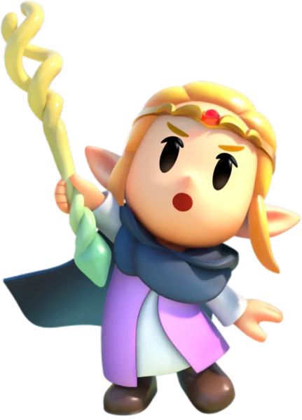Princess Zelda with the Tri Rod Princess Zelda with the Tri Rod