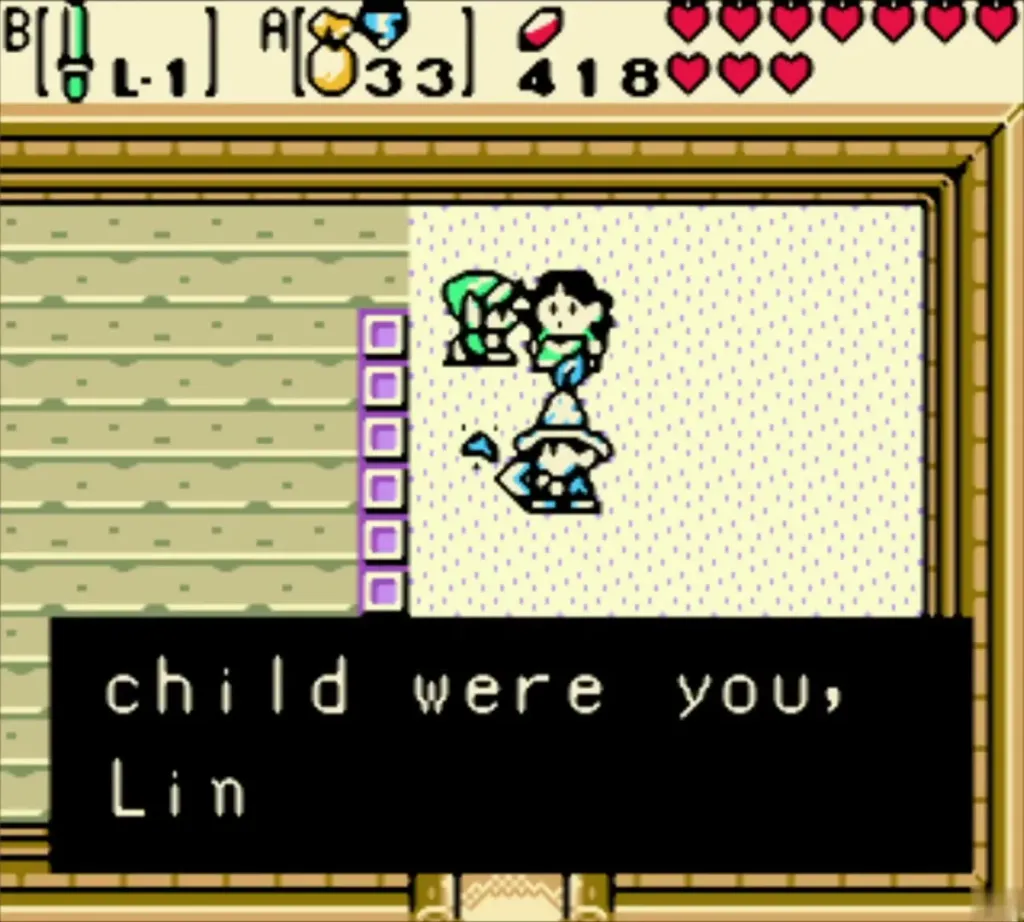 Blossom reacting to Link's answer about his childhood Blossom reacting to Link's answer about his childhood