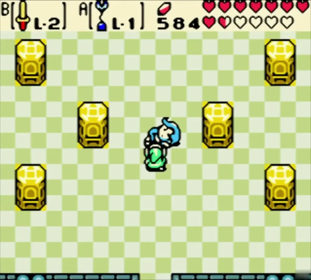 Nayru freed from Veran with Link beside her in the boss room