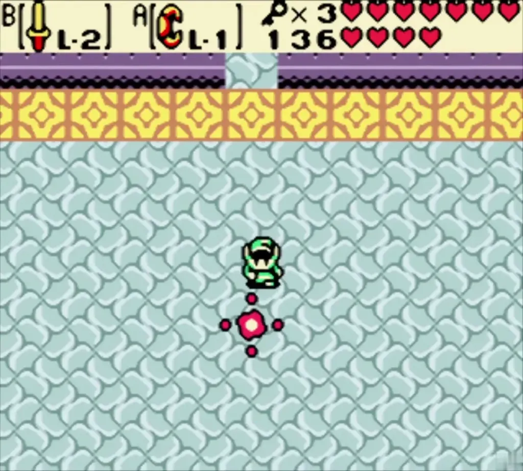 The north door open and a fairy left behind after Smasher falls