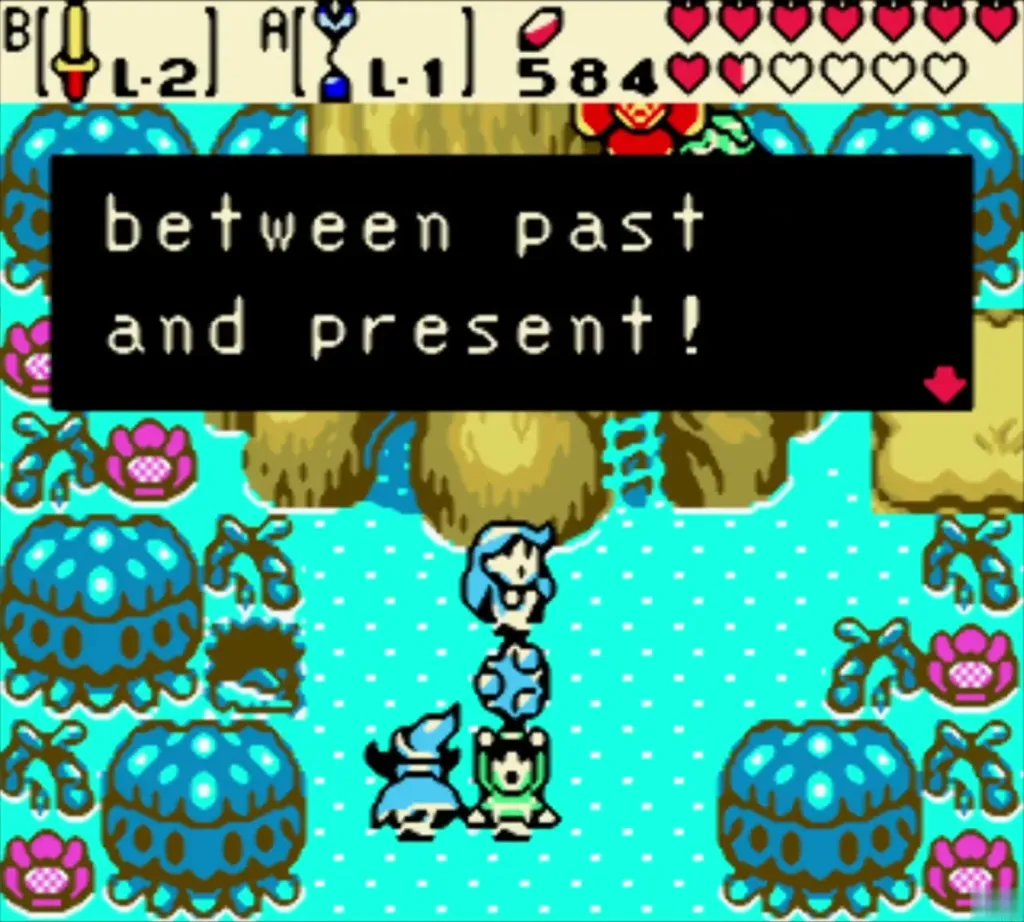 Message box explaining the tune moves Link between past and present Message box explaining the tune moves Link between past and present