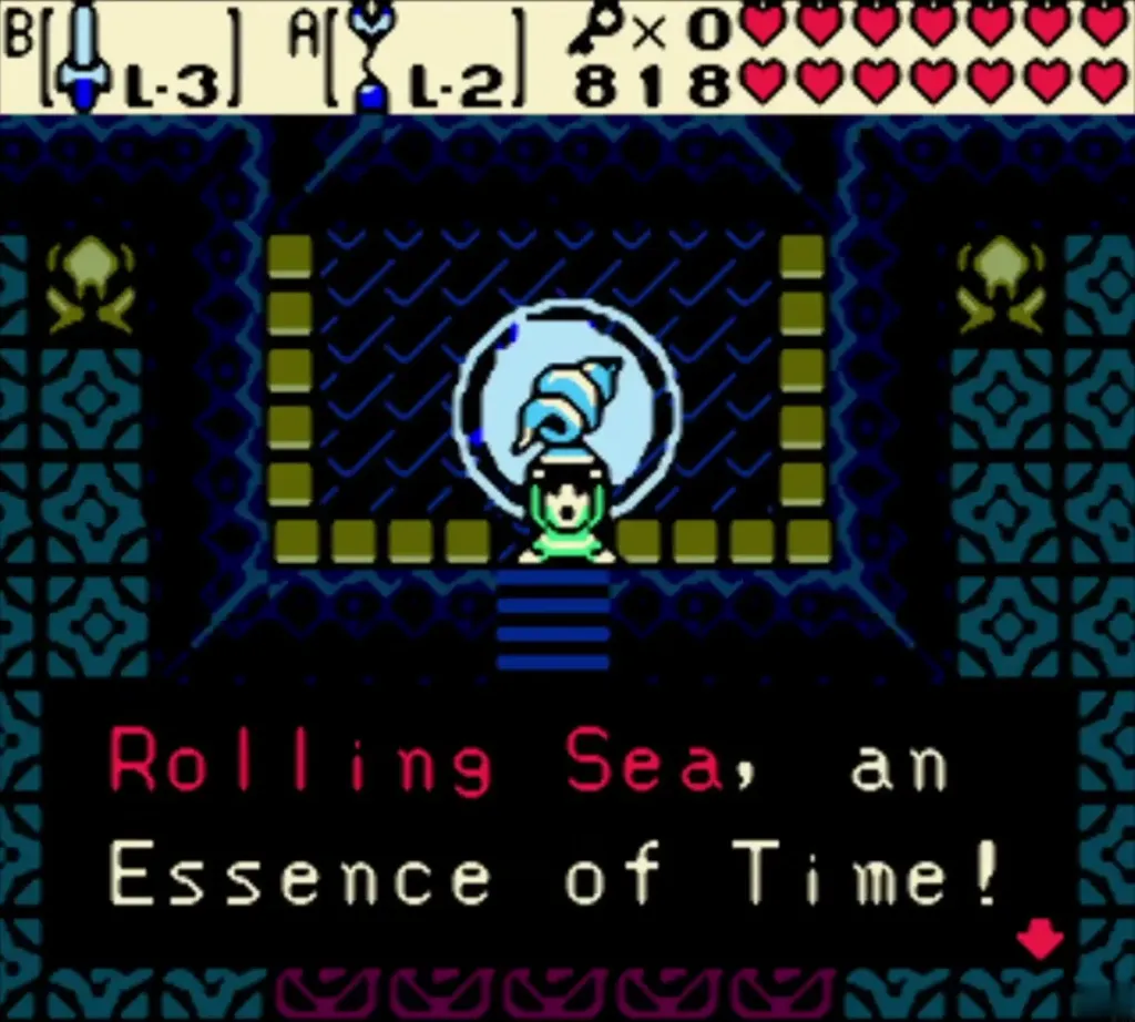 Rolling Sea Essence of Time name box on the golden altar Rolling Sea Essence of Time name box on the golden altar