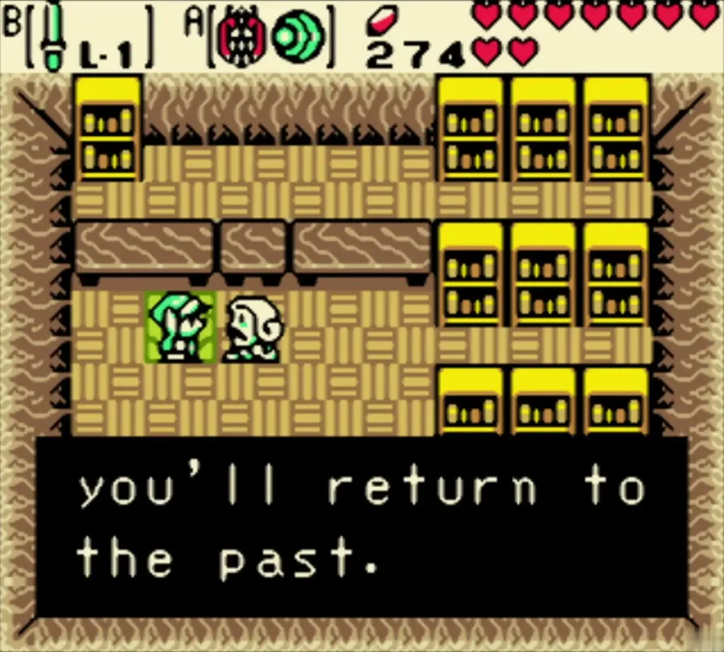Tokkey warns Link he will return to the past if he cannot reach his own time Tokkey warns Link he will return to the past if he cannot reach his own time