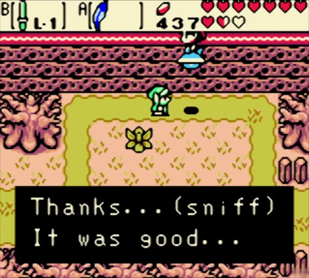 Maple thanking Link through her sniffles on the plateau for the Touching Book Maple thanking Link through her sniffles on the plateau for the Touching Book