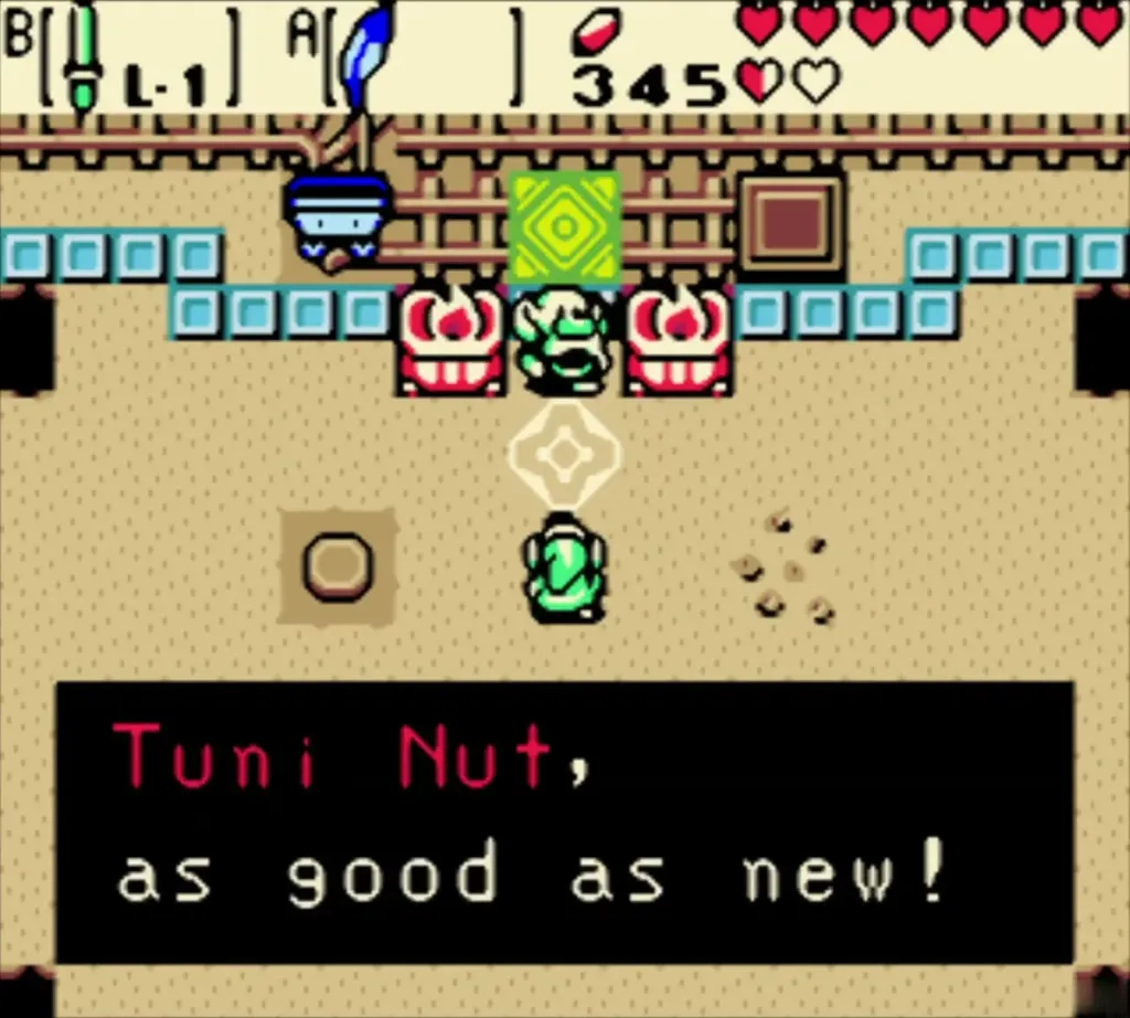 Patch declaring the Tuni Nut as good as new after the restoration ceremony Patch declaring the Tuni Nut as good as new after the restoration ceremony