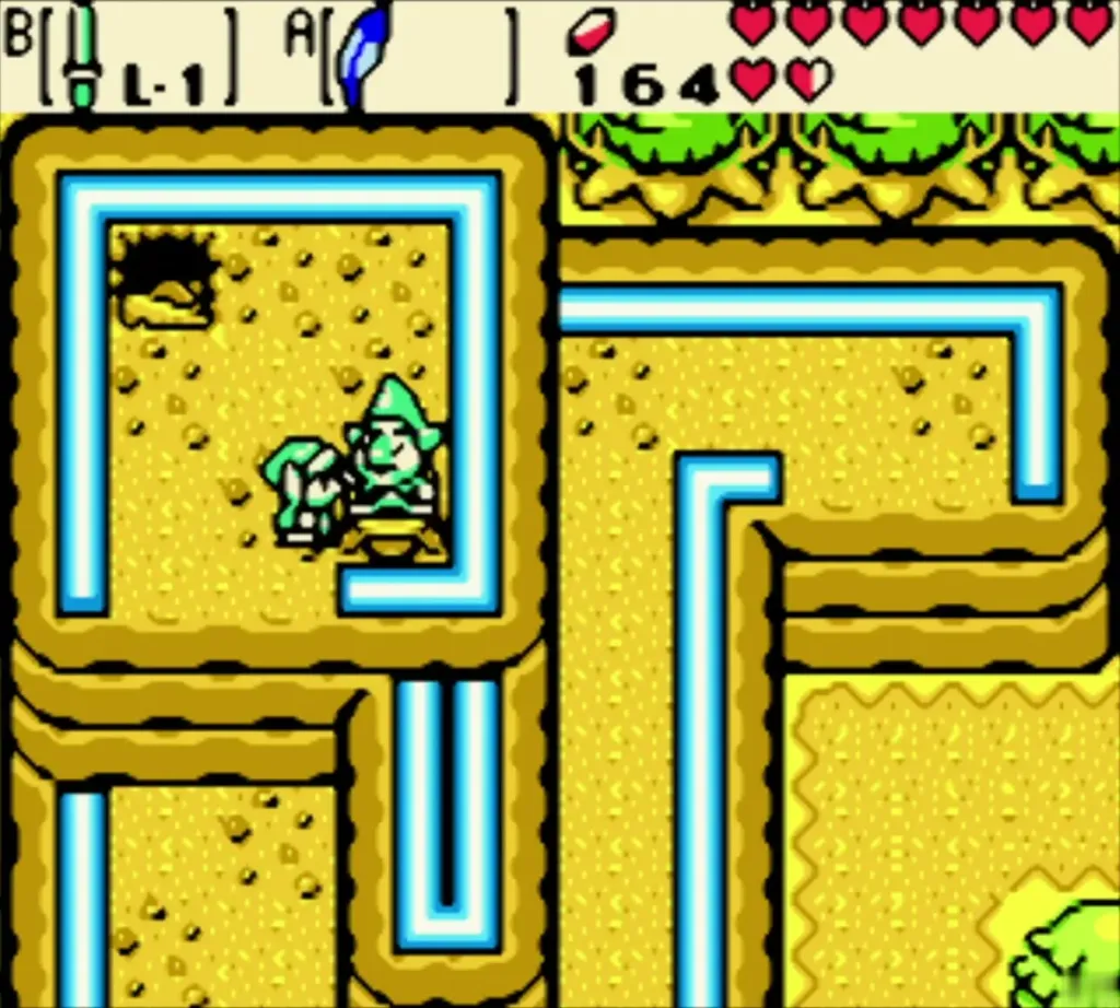 Tingle working his magic beside Link in his balloon pen Tingle working his magic beside Link in his balloon pen