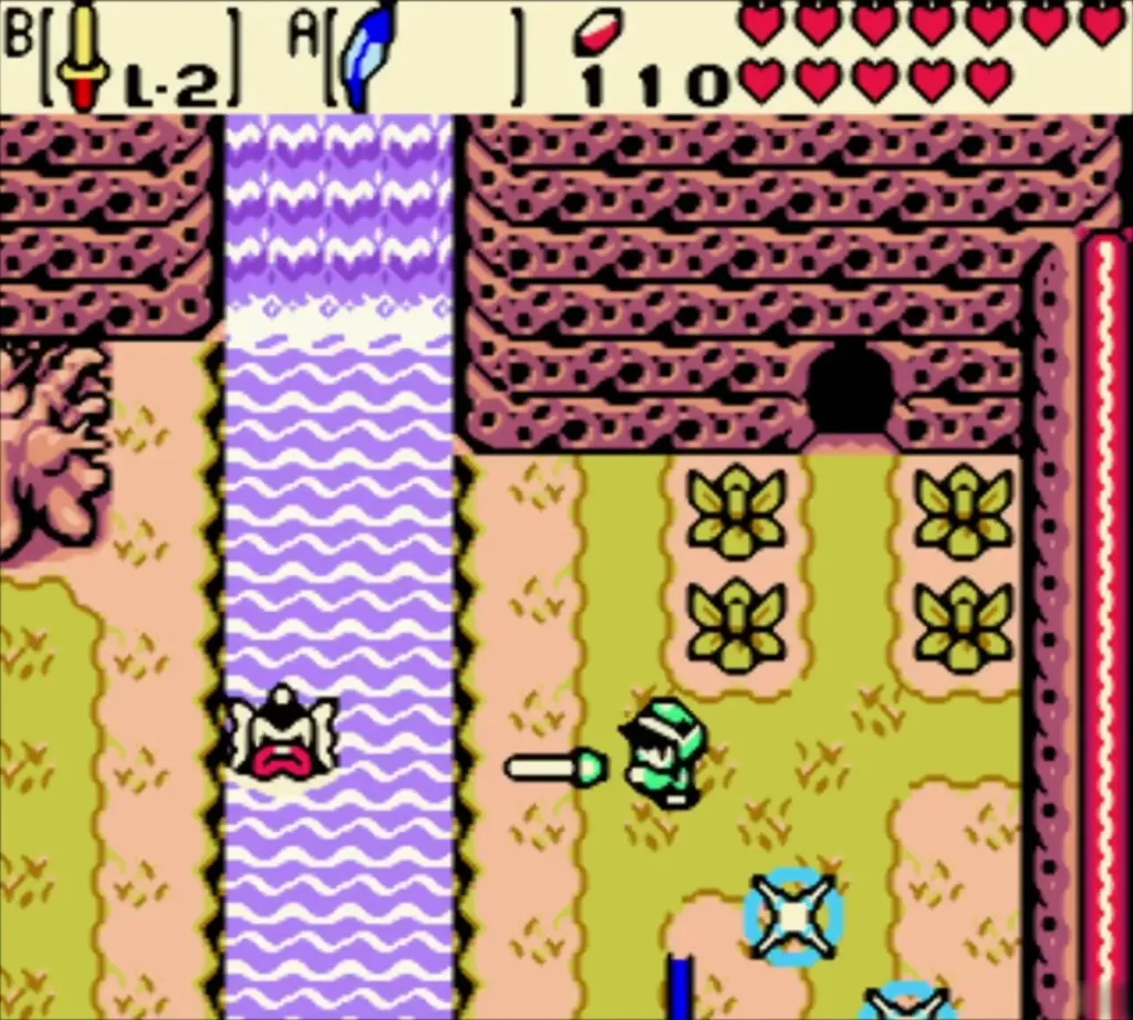Link at the ring of bushes by the lake where no portal answers Link at the ring of bushes by the lake where no portal answers