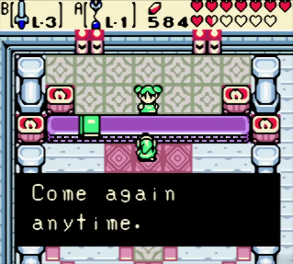 Farore telling Link to come again anytime after the shield upgrade Farore telling Link to come again anytime after the shield upgrade